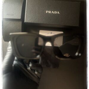 Prada Glossy Black Eyewear